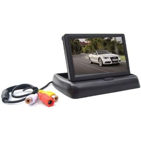Folding 4.3 inch TFT Color LCD HD 800 * 480 car Monitor Screen Parking Sensor Video Monitor Car Rearview Backup for Reverse Camera