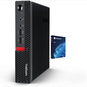 Lenovo ThinkCentre Tiny Business Desktop Mini PC, AMD Processor, 16GB RAM, 1TB PCIe SSD, 2X Display Port, USB 3.1 Gen 1, RJ-45, Wi-Fi, Windows 11 Pro, Black