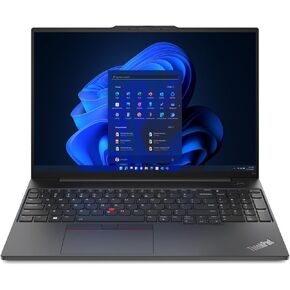 Lenovo 2023 ThinkPad E16 16" WUXGA IPS Business Laptop 10-Core Intel i7-1355U Iris Xe Graphics 16GB DDR4 512GB NVMe SSD Thunderbolt4 WiFi AX RJ45 HDMI Backlit KB Fingerprint Windows 11 Pro w/RE USB