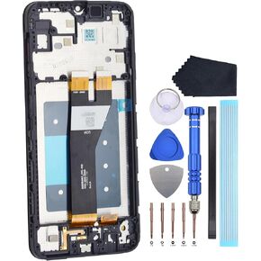 شاشة عرض كاملة تعمل باللمس مع إطار شاشة لهاتف Samsung Galaxy A14 5G SM-A146P SM-A146U in Kuwait