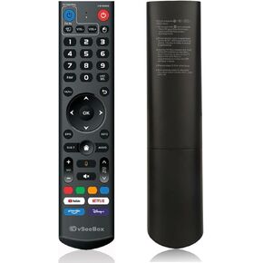 Genuine vSeeBox V3 Pro Bluetooth, Voice Command Remote Control Compatible with vSeeBox V3 Plus, V3 Pro, V2 Pro, V1 Pro, V1 Max, Elite