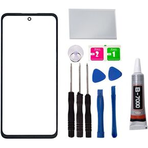 Replacement Repair Front Outer Glass Lens Cover Screen Replacement for Motorola Moto G 5G 2021 One 5G ACE with Pre-Install OCA Tool (No LCD Touch ＆ Digitizer)