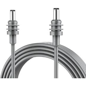 Starlink Mini Cable,Starlink Mini DC Power Cable for Starlink Mini Replacement Extension Accessories Equipped Waterproof Structure-Gray (6.5FT/2M)