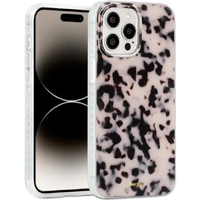 for iPhone 14 Case [Compatible with MagSafe] with Matte Black Leopard Cheetah Print Design, Cute Magnetic Phone Cover for Women Girls and Men, Slim Bumper with Stylish Pattern in Saudi Arabia