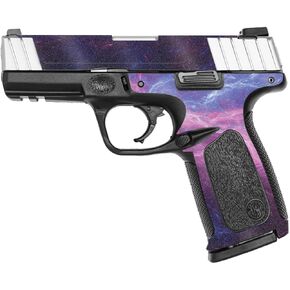 MightySkins Glossy Glitter Skin Compatible with Smith & Wesson SD VE Series - Raw Energy | Protective, Durable High-Gloss Glitter Finish | Easy to Apply and Change Styles | Made in The USA