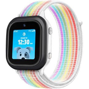 Orisell Kids Watch Band Compatible for Amigo JR Watch Band, 20mm Boy Girl Smart Watch Band Replacement with Quick Realease Pins, Breathable Hook&Loop Nylon Sport Style