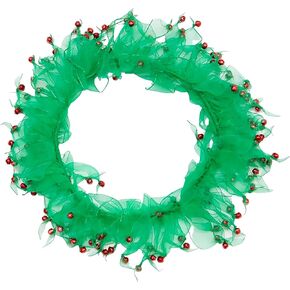 Midlee Wreath Jingle Bell Decorative Dog Collar (X-Large)