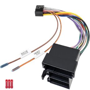 Radio Wiring Harness Adapter Kit Compatible with Hyundai Elantra Genesis Santa Veracruz Azera,Android Car Stereo Wire Harness 36Pin Radio Connector for Kia Forte Rio Sedona Optima Borrego