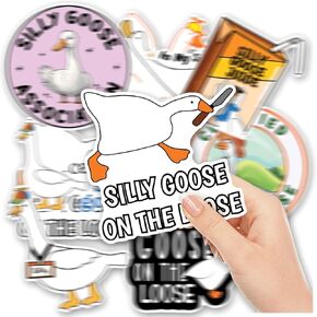 Pack 9 Pcs Cute Duck Sarcastic Kindle Stickers for Water Bottles Laptops Phone Cases Helmets Adults Funny Sticker Waterproof Reusable Removable Vinyl Decals Laptop Accessories