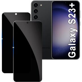 Lyphpe【2 Pack Privacy Screen Protector for samsung galaxy S23 Plus 9H Tempered Glass Anti-Spy Private Film Compatible for Samsung S23 Plus Case Friendly