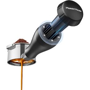 Maestri House 54mm Bottomless Portafilter Hidden Magnetic Needle & Filter Basket Included, Fits Breville Barista Express, Pro, Touch, Bambino, Infuser, Duo Temp Pro