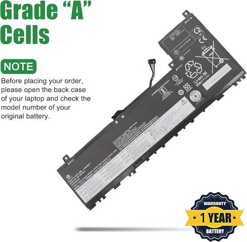 L20M3PF1 SB11B44631 5B11B44633 Laptop Battery Replacement for Lenovo IdeaPad 5 Pro 14ARH7 14IAP7 14ACN6 Series L20D3PF0 SB11B44634 5B11B44625 L20C3PF1 SB11B44632 5B11B44626 11.52V 56.5Wh in Kuwait