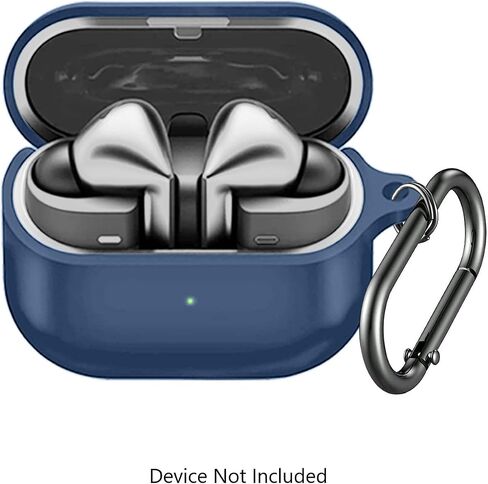 SaharaCase Venture Series Silicone Case for Galaxy Buds3 and Buds3 Pro Headphones - Closed Ergonomic Design, Triple Silicone Material Composition, Carabiner Clip (Desert Blue) in Kuwait