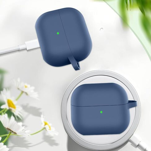 SaharaCase Venture Series Silicone Case for Galaxy Buds3 and Buds3 Pro Headphones - Closed Ergonomic Design, Triple Silicone Material Composition, Carabiner Clip (Desert Blue) in Kuwait