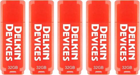 Delkin Devices 3.0 64GB USB Flash Drive, Plug & Play, Ultra-Fast Data Transfer, USB Thumb Drive - Data Storage and Transfer, Up to 60MB/s Read (3-Pack, 64GB) in Kuwait
