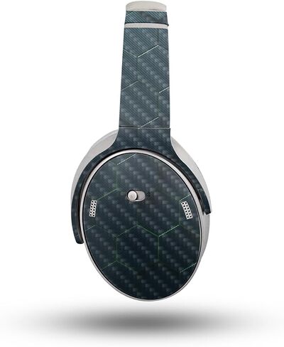 غلاف سماعة الرأس من ألياف الكربون متوافق مع سماعات الرأس Bose QuietComfort (2023) - سداسي حمضي - غطاء لاصق واقٍ من الفينيل 3M ممتاز - سهل الاستخدام | صُنع في الولايات المتحدة الأمريكية بواسطة MightySkins in Saudi Arabia