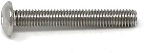Iexcell 50 قطعة M6 x 25 مللي متر موضوع الملعب 1 مللي متر الفولاذ المقاوم للصدأ 304 عرافة المقبس زر غطاء رأس مسامير مجموعة البراغي in Saudi Arabia