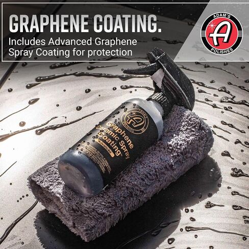 مجموعة تنظيف السيارات من Adam's Polishes Advanced Arsenal Builder (6 قطع) - مجموعة العناية بالسيارات الأفضل قيمة لدينا | طلاء بخاخ الجرافين المتقدم، الشامبو، العناية بالإطارات، العناية الداخلية in Saudi Arabia