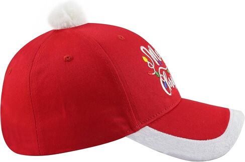 Christmas Hats for Men Women, Adjustable Cotton Embroidered Merry Christmas Baseball Cap in Saudi Arabia