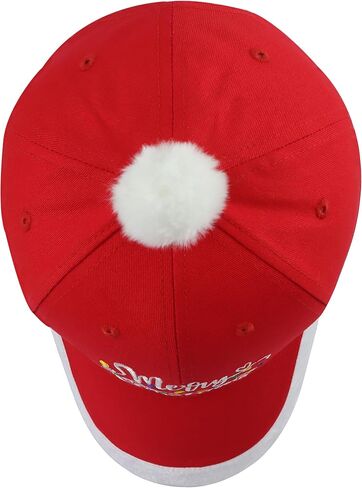 Christmas Hats for Men Women, Adjustable Cotton Embroidered Merry Christmas Baseball Cap in Saudi Arabia