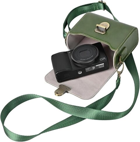 SX740 Case, Premium PU Leather FullBody Camera Case Bag Cover for Canon PowerShot G7 X Mark II/III SX740 SX730 for Ricoh GR II III for Sony RX100 III IV V VI VII (Black) in Saudi Arabia