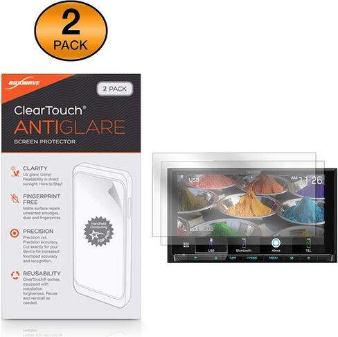 BoxWave Screen Protector Compatible with Kenwood Excelon DDX9906XR - ClearTouch Anti-Glare (2-Pack), Anti-Fingerprint Matte Film Skin for Kenwood Excelon DDX9906XR in Kuwait