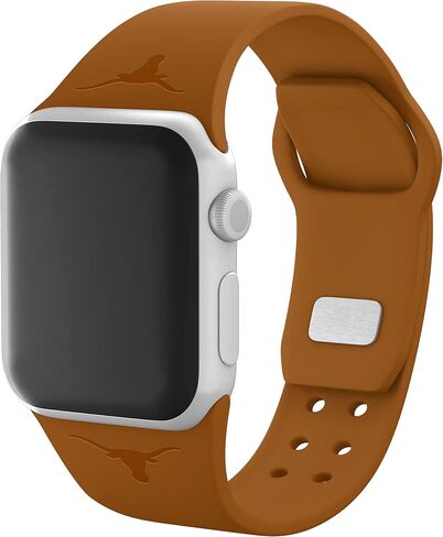 Affinity Bands Texas Longhorns Engraved Silicone Sport Band Compatible with Apple Watch in Saudi Arabia