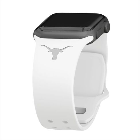 Affinity Bands Texas Longhorns Engraved Silicone Sport Band Compatible with Apple Watch in Saudi Arabia