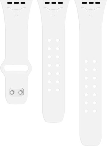 Affinity Bands Texas Longhorns Engraved Silicone Sport Band Compatible with Apple Watch in Saudi Arabia