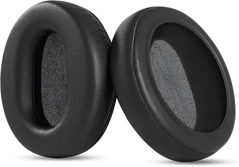 TT-BH046 عصابة رأس بديلة متوافقة مع سماعات TaoTronics TT-BH046 وسائد أذن مطورة مع جلد بروتين أكثر نعومة وسادات أذن دائرية رغوية عالية الكثافة لإلغاء الضوضاء 90 مم in Kuwait