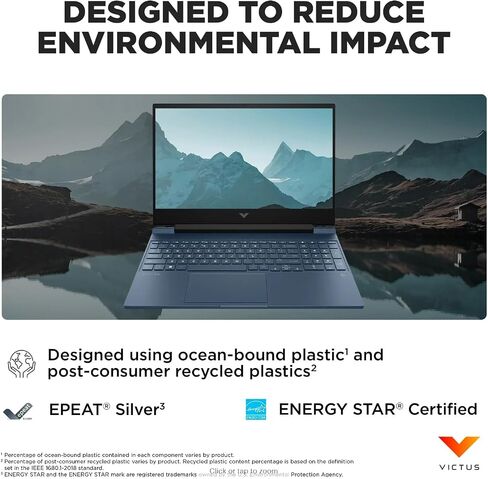 HP - Victus 15.6 بوصة Full HD 144 هرتز كمبيوتر محمول للألعاب - Intel Core i5-12450H - NVIDIA GeForce RTX 3050 - كاميرا ويب بإضاءة خلفية، Wi-Fi 6، Win11 Home، W/Cloth (ذاكرة الوصول العشوائي 32 جيجابايت | 1 تيرابايت PCIe SSD + قطعة قماش) in Saudi Arabia
