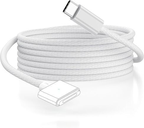 140W USB-C to Magnetic 3 Cable, Compatible with MacBook Magnetic Charging Cable for MacBook Air 2023/2022 (M2), MacBook Pro 2023 (M3, M2, 14-16 inch), MacBook Pro 2021 (M1, 14-16 inch) in Saudi Arabia