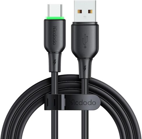 mcdodo USB C to USB C Charger Cable PD 65W 4ft Type C Fast Charging Cord Soft Flow Material USBC Charger for iPhone 15/15 Pro/15 Plus/15 Pro Max,Galaxy S23 Ultra,iPad and More(Off-White) in Saudi Arabia