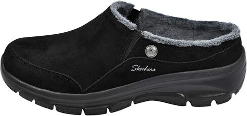 Skechers Women's Easy Going-Latte-Twin Gore Slip-on Mule, Charcoal, 8 M US in Saudi Arabia