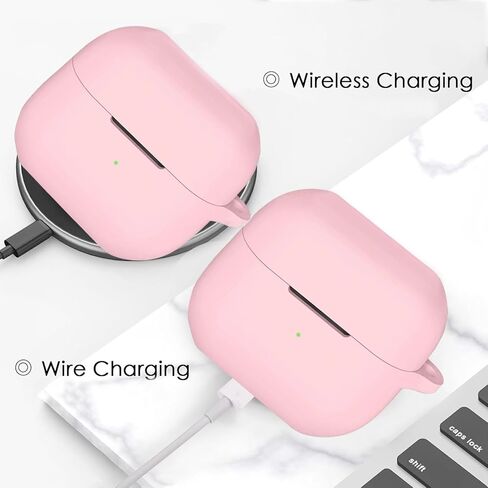 حافظة MORWLAT لجهاز AirPods 4 مع سلسلة مفاتيح على شكل نحلة صفراء لطيفة للفتيات والنساء، حافظة شحن لاسلكية واقية من السيليكون الناعم مضادة للصدمات لأجهزة AirPods الجيل الرابع (النحل الأصفر) in Kuwait