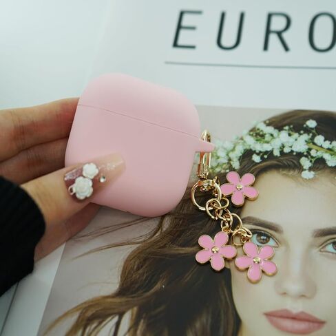 حافظة MORWLAT لجهاز AirPods 4 مع سلسلة مفاتيح على شكل نحلة صفراء لطيفة للفتيات والنساء، حافظة شحن لاسلكية واقية من السيليكون الناعم مضادة للصدمات لأجهزة AirPods الجيل الرابع (النحل الأصفر) in Kuwait