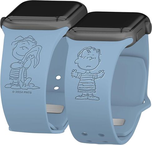 Affinity Bands Peanuts Classic Engraved Silicone Watch Band Compatible with Apple Watch in Saudi Arabia