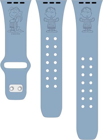 Affinity Bands Peanuts Classic Engraved Silicone Watch Band Compatible with Apple Watch in Saudi Arabia
