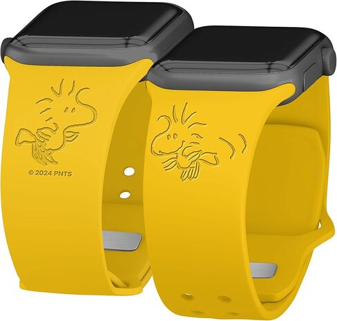 Affinity Bands Peanuts Classic Engraved Silicone Watch Band Compatible with Apple Watch in Saudi Arabia