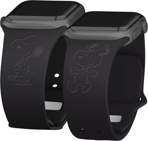 Affinity Bands Peanuts Classic Engraved Silicone Watch Band Compatible with Apple Watch in Saudi Arabia