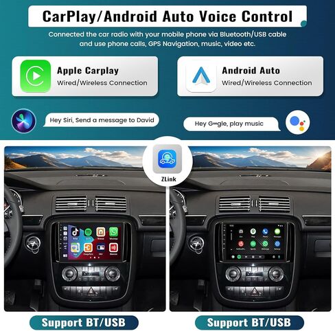 UNITOPSCI 2G+64G Android 13 Car Radio for Mercedes Benz R-Class/W251/R280/R300/R320/R350 2005-2017 with Wireless CarPlay Android Auto, 9" Touchscreen Car Stereo with Bluetooth/GPS/HiFi/WiFi, Cam/SWC in Saudi Arabia