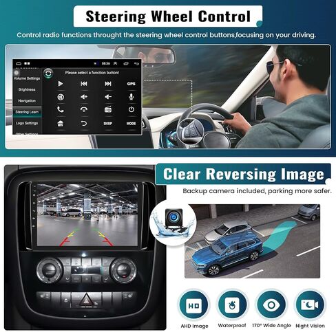 UNITOPSCI 2G+64G Android 13 Car Radio for Mercedes Benz R-Class/W251/R280/R300/R320/R350 2005-2017 with Wireless CarPlay Android Auto, 9" Touchscreen Car Stereo with Bluetooth/GPS/HiFi/WiFi, Cam/SWC in Saudi Arabia