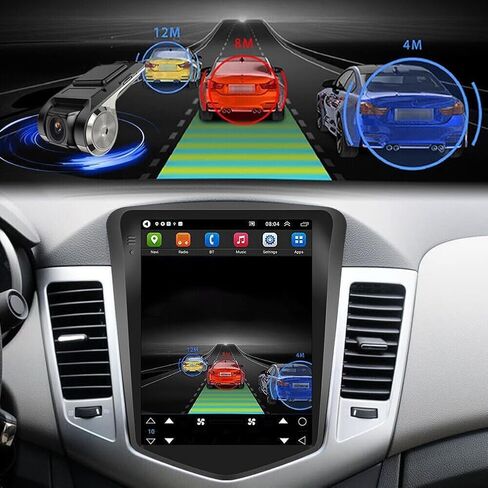 ستيريو راديو السيارة Android 13 لسيارة Chevy Cruze 2009-2015، شاشة لمس 9.7 بوصة، تشغيل لاسلكي وAndroid Auto، ملاحة GPS، ذاكرة وصول عشوائي 2 جيجابايت، ذاكرة وصول عشوائي 32 جيجابايت، واي فاي، كاميرا مجانية in Kuwait