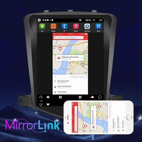 ستيريو راديو السيارة Android 13 لسيارة Chevy Cruze 2009-2015، شاشة لمس 9.7 بوصة، تشغيل لاسلكي وAndroid Auto، ملاحة GPS، ذاكرة وصول عشوائي 2 جيجابايت، ذاكرة وصول عشوائي 32 جيجابايت، واي فاي، كاميرا مجانية in Kuwait