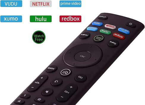 XRT140 OEM Universal Remote Control for All VIZIO LED LCD HD 4K UHD HDR Smart TVs Compatible w/All VIZIO V/M/D/P/PX/E/OLED Series (XRT140 Xumo/Hulu/Redbox) in Kuwait