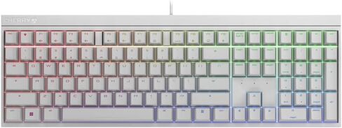 لوحة مفاتيح الألعاب السلكية Cherry MX 2.0S مع إضاءة RGB خصائص تحويل MX مختلفة: MX Black وMX Blue وMX Brown وMX RED وMX Silent RED (أسود - مفتاح MX الأزرق) (متجدد) in Saudi Arabia