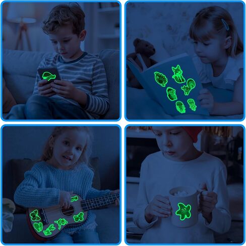 50 Pcs Cute Animal Water Bottle Stickers for Kids, Cartoon Animals Vinyl Waterproof Laptop Decals, Kawaii Animals Sticker Gifts Party Luggage Skateboard Mirror Phone Case Decoration in Saudi Arabia
