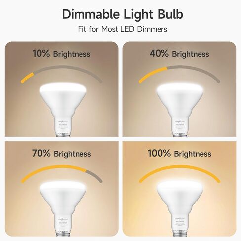 SHINESTAR 4-Pack Vanity Light Bulbs, 60W Equivalent, 5000K Daylight, G25 LED Globe Light Bulbs for Bathroom, E26 Medium Base, Non-Dimmable in Kuwait