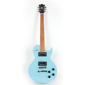 Full Size 39 Inch LP Electric Guitar Roasted Canadian Maple Fretboard Mahogany solid Body Stainless Frets With Bag (Black)
