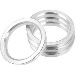 X AUTOHAUX 4pcs OD 83.1mm to ID 64.1mm Aluminium Alloy Car Hub Centric Rings Wheel Bore Center Spacer